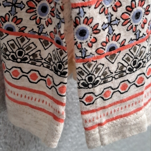 J. Jill Floral Sleeveless Beaded V-Neck Tunic  Size M - Picture 10 of 10